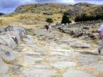 Road in the temple area Hattusha